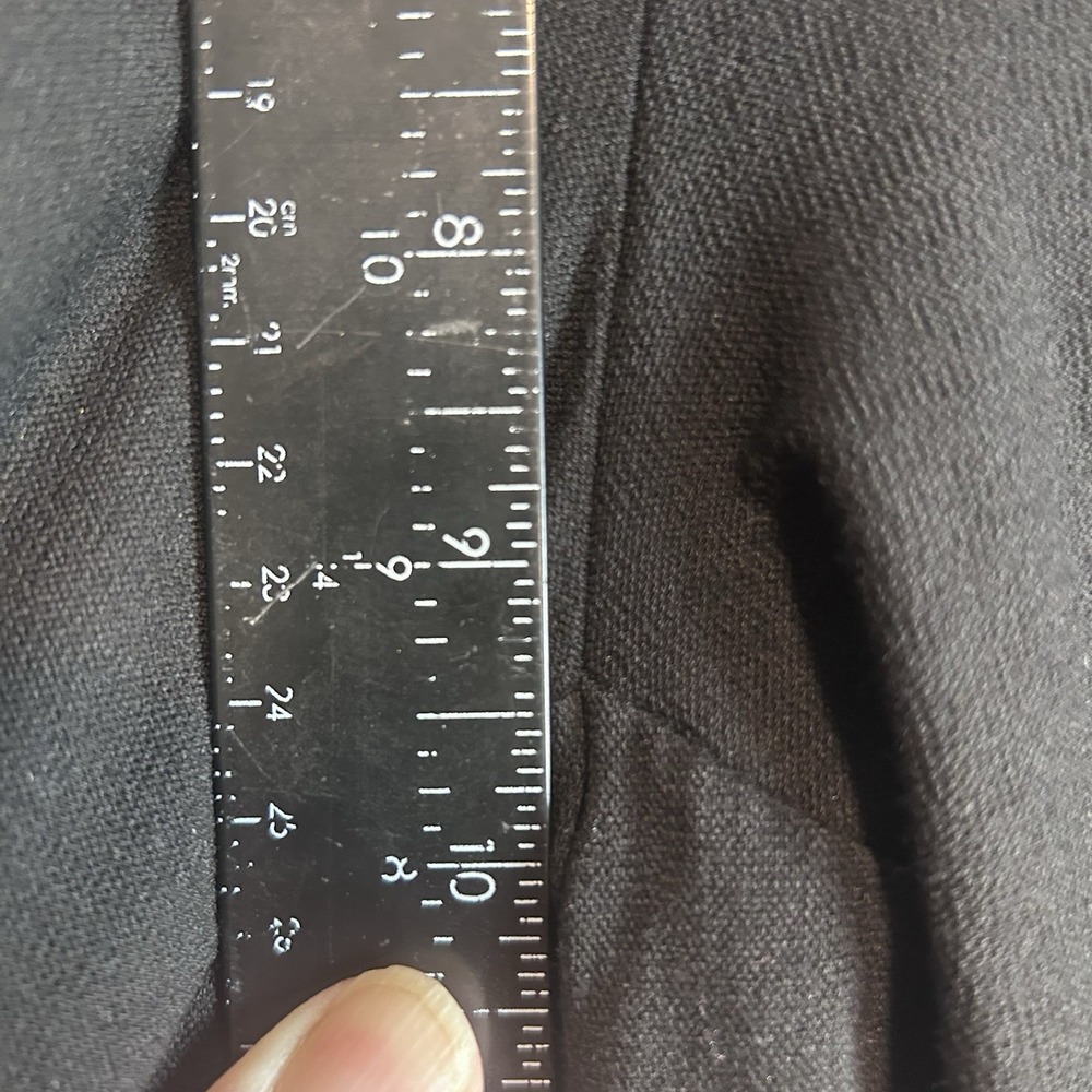 Eileen Fisher Lg. Pants Black Pull On Straight Elastic Waist Viscose Spandex EUC - Picture 3 of 8